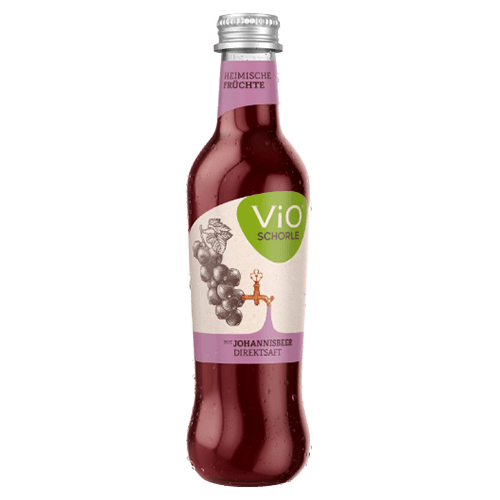 ViO Schorle Schwarze Johannisbeere 0,3l (MEHRWEG)
