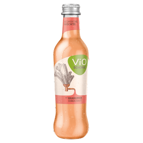 ViO Schorle Rhabarber 0,3l (MEHRWEG)